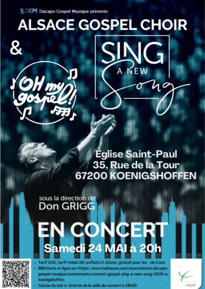 Concert Alsace Gospel Choir    Sa. 24.05.2025