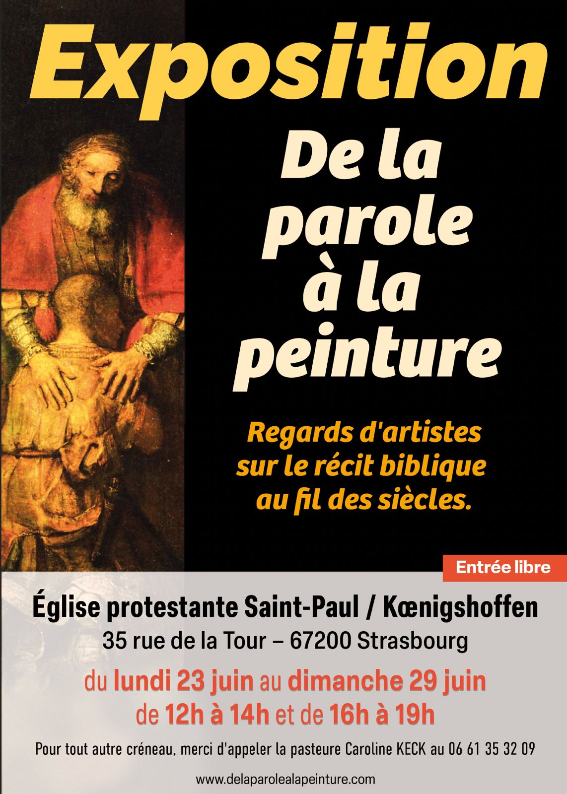 Expo                                         De la parole à la peinture